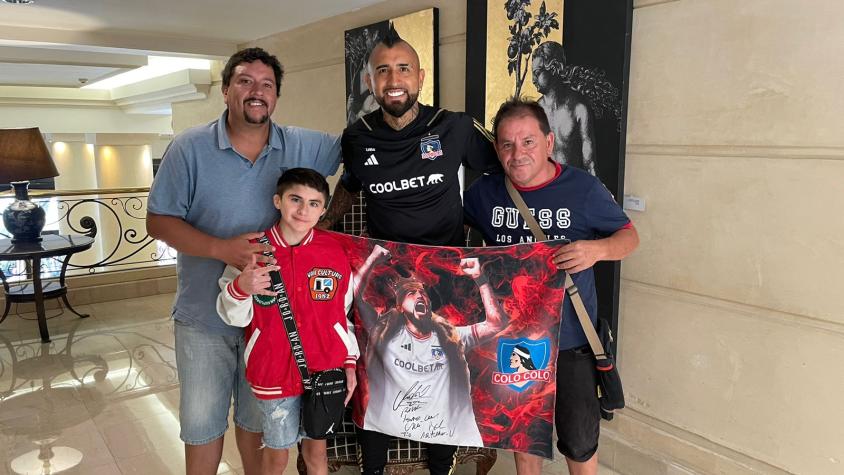 El emotivo reencuentro familiar de Arturo Vidal antes de enfrentar a Godoy Cruz por la Copa Libertadores