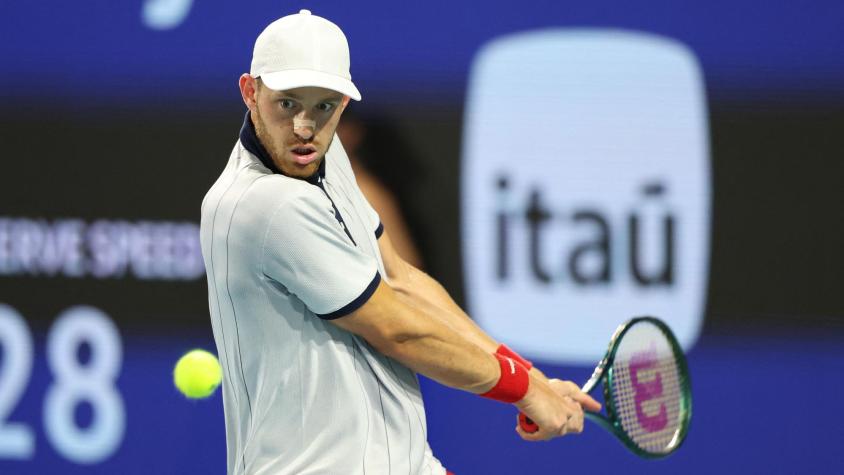 Nicolás Jarry no pudo con Daniil Medvedev y se despidió en los cuartos de final del Masters 1000 de Miami