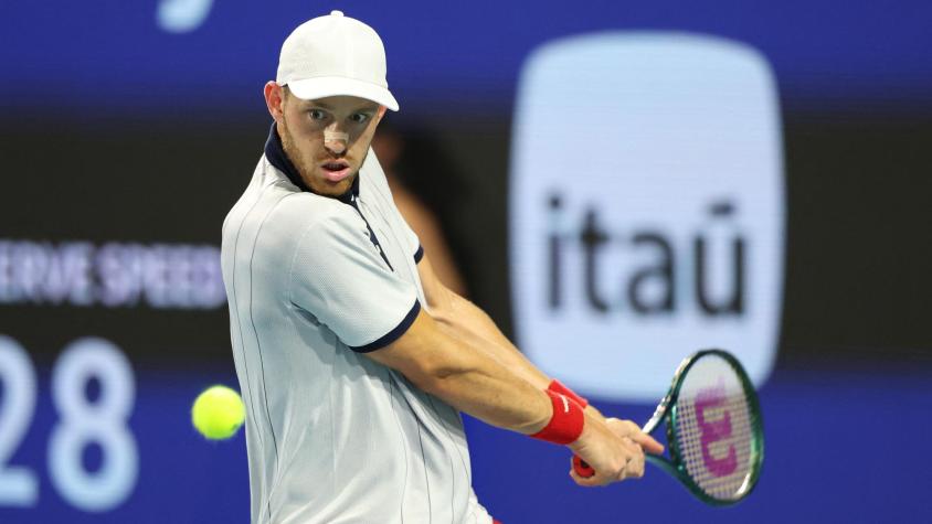 Nicolás Jarry dijo adiós al Masters de Miami - Crédito: AFP