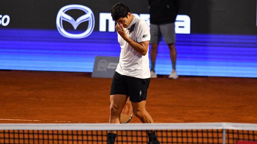 Cristian Garin fue eliminado del Chile Open 2024 - Crédito: Agencia Uno.
