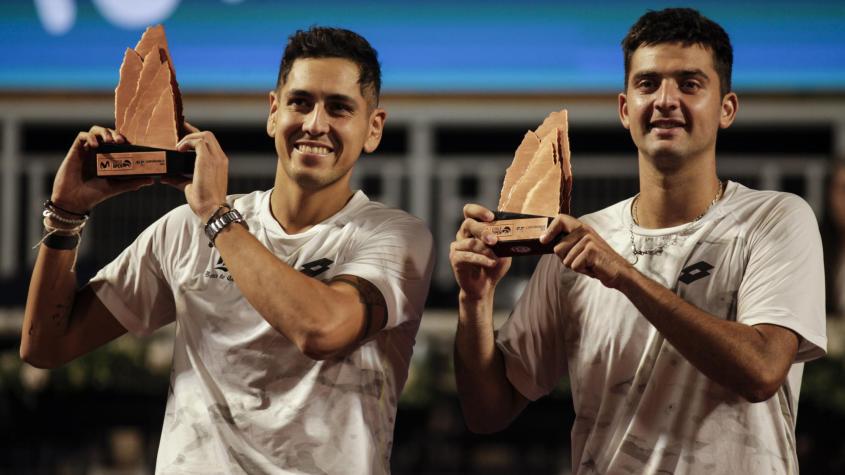 Alejandro Tabilo y Tomás Barrios se quedaron con el título de dobles en el Chile Open