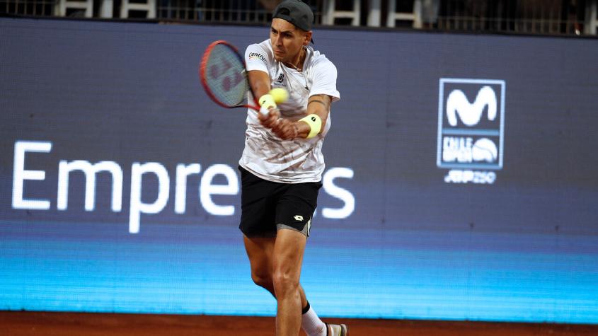 Alejandro Tabilo se quedó con las ganas de campeonar en el Chile Open - Crédito: Agencia Uno.