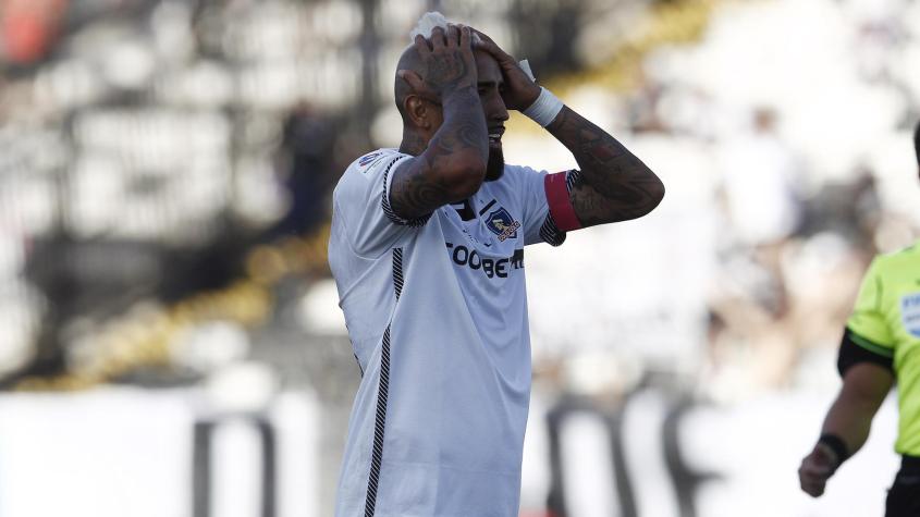 Volvió a Colo Colo para ser figura y comandó al equipo que perdió el invicto: el lamento de Arturo Vidal