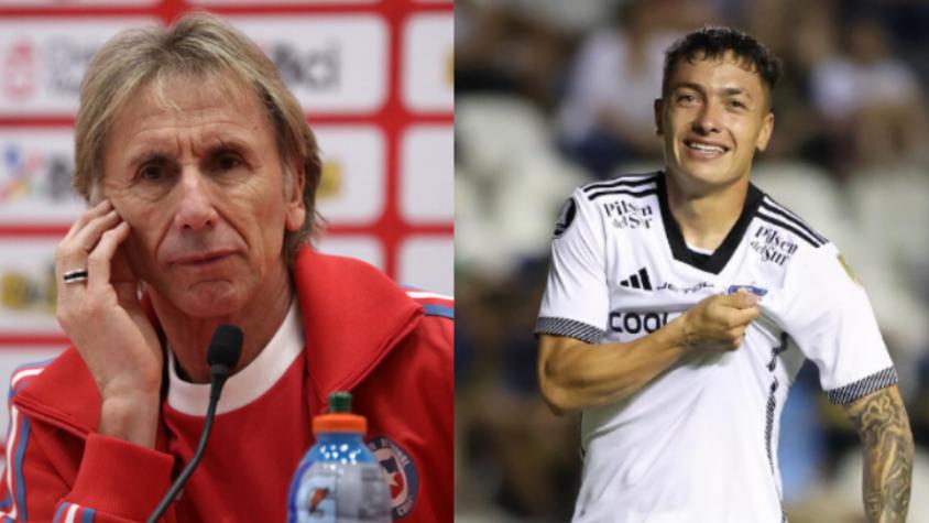 Ricardo Gareca elogió a Cristián Zavala tras nominarlo a la Roja - Crédito: Photosport/ColoColo