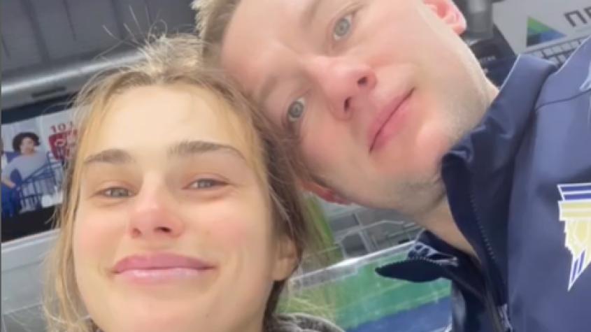 Aryna Sabalenka y su novio Konstantin Koltsov - Instagram