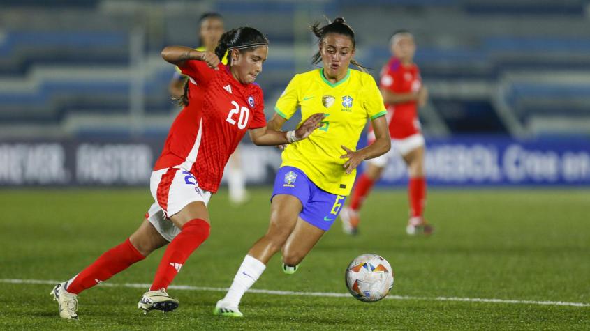 La Roja Femenina cayó ante Brasil - Crédito: Conmebol