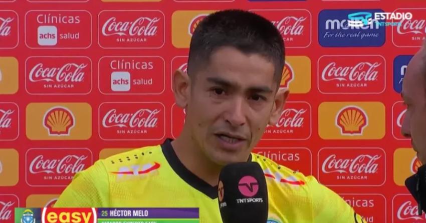 "Jugamos por amor a la pelota": La emoción del arquero de Juan Fernández tras ser figura ante Wanderers en la Copa Chile