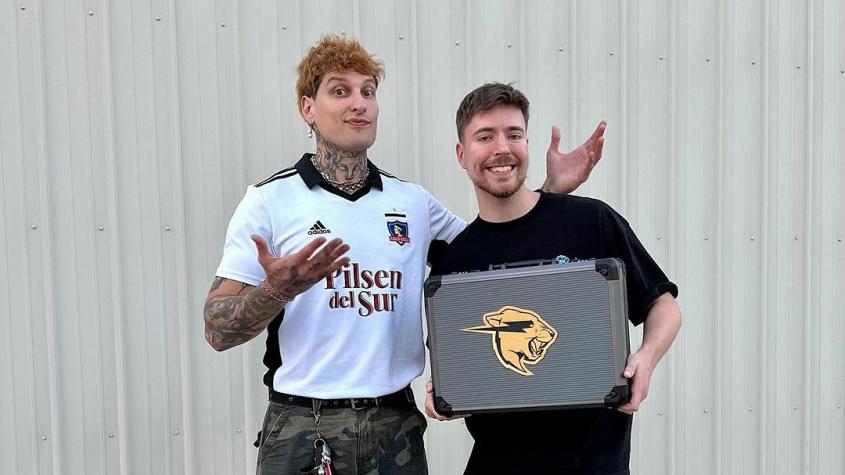 El video de MrBeast, una camiseta de Colo Colo y un famoso español que se volvió viral