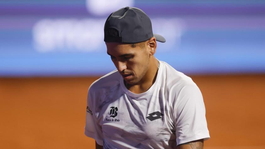 Alejandro Tabilo no supo aprovechar su ventaja y quedó fuera en su debut en Madrid