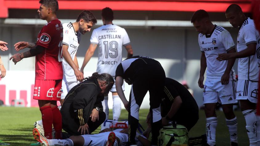 Lucas Cepeda sufrió una lesión en Colo Colo - Crédito: Photosport