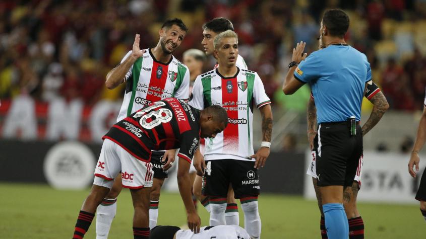 Palestino perdió ante Flamengo - Crédito: Photosport