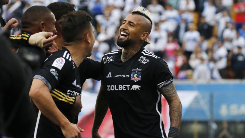 Arturo Vidal termina con la mala racha de Colo Colo y le da un revitalizador triunfo ante la UC