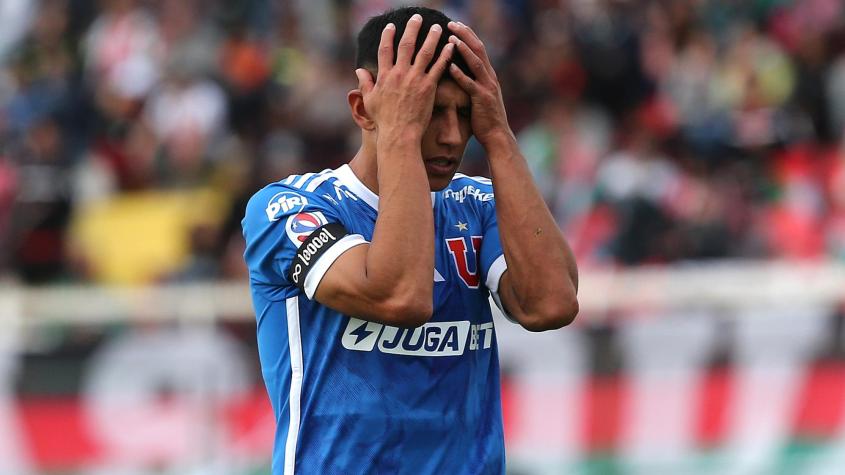 Israel Poblete recibe dura sanción y genera tremendo dolor de cabeza en U de Chile