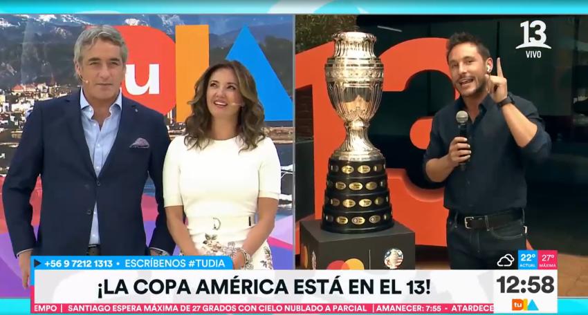 VIDEO | La Copa América llegó a Canal 13 y se lució en el matinal Tu Día