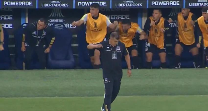 El chascarro de Emiliano Amor durante el gol de Colo Colo que desató risas en redes sociales