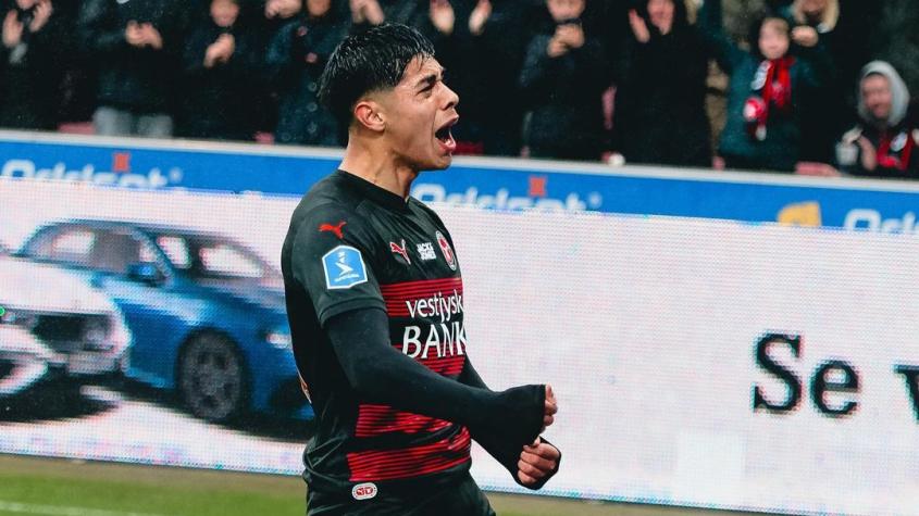 Darío Osorio corrió toda la cancha para marcar un nuevo golazo con el FC Midtjylland 