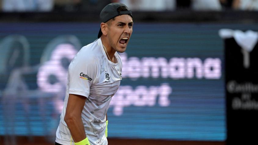 Alejandro Tabilo debuta con un triunfazo en el Masters 1000 Roma y espera por Novak Djokovic
