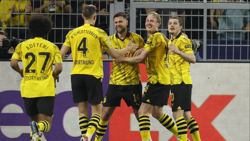 Borussia Dortmund golpea primero y saca ventaja ante el PSG en la Champions League