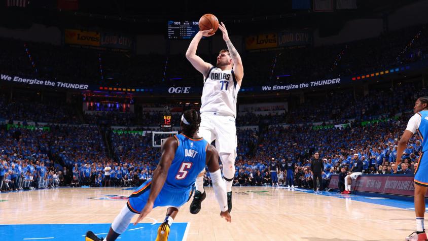 Luka Doncic le pasa por arriba a Oklahoma City Thunder: así van los playoffs de la NBA