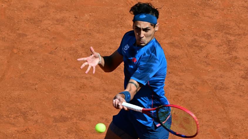 Alejandro Tabilo dio la sorpresa en el Masters 1000 de Roma - AFP