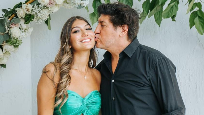 Iván Zamorano junto a su hija - Créditos: Instagram