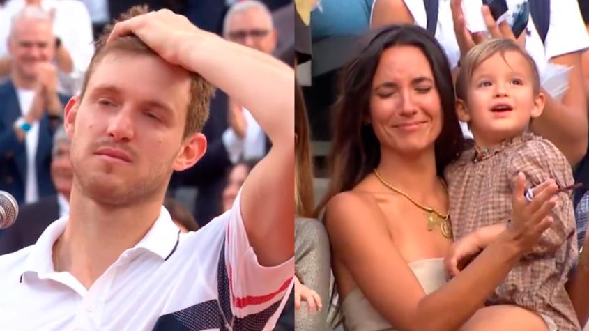 Se emocionó hasta las lágrimas: La ovación a Nicolás Jarry en el Masters 1000 de Roma