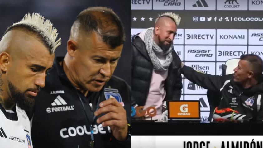 ¡Son dos gotas de agua! Doble de Arturo Vidal sorprendió a Jorge Almirón en Colo Colo