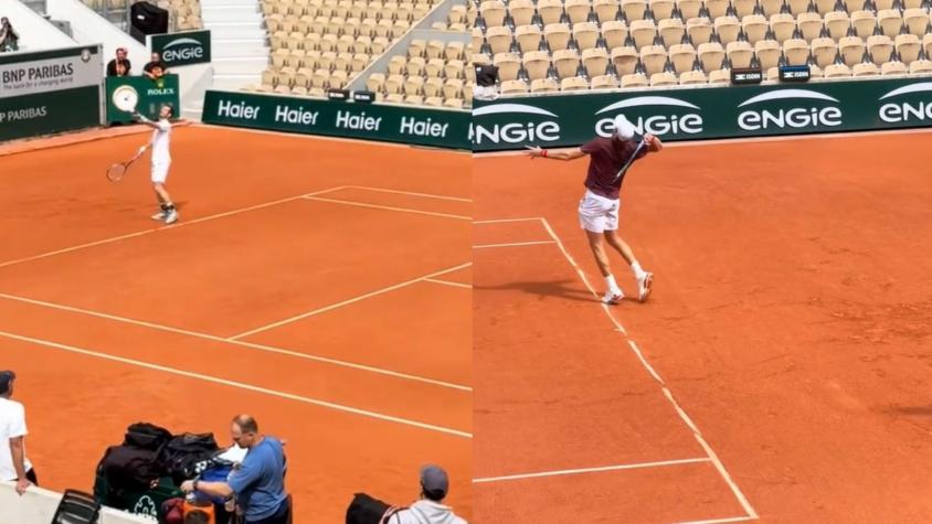 VIDEO| Nicolás Jarry se prepara junto a un ex número 1 del mundo para Roland Garros