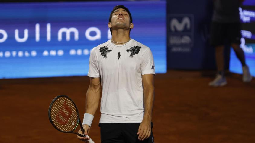 El duro traspié que sufrió Cristian Garin en la qualy del Masters 1000 de Roma 