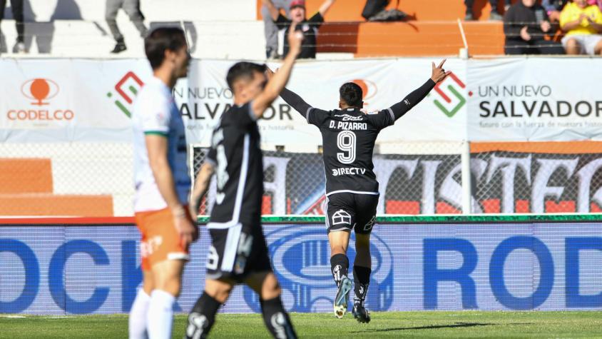 Sigue en racha: Así fue el gol de Damián Pizarro en el duelo entre Colo Colo y Cobresal