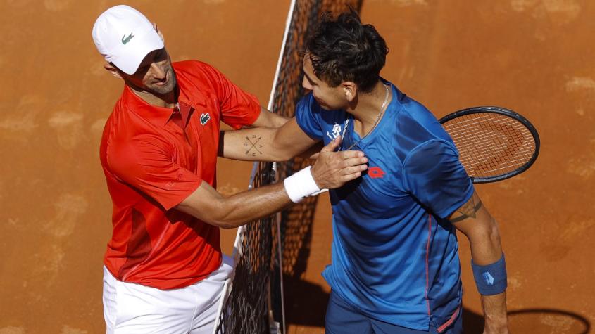 Alejandro Tabilo vs Djokovic / Créditos: Photosport
