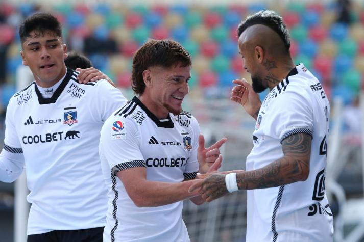 El polémico gesto de Leonardo Gil para los hinchas de Colo Colo ante Audax Italiano 