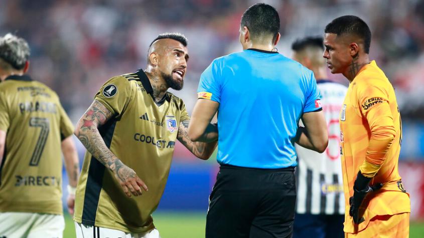 Colo Colo confirma que apelará la tarjeta roja de Arturo Vidal en Copa Libertadores