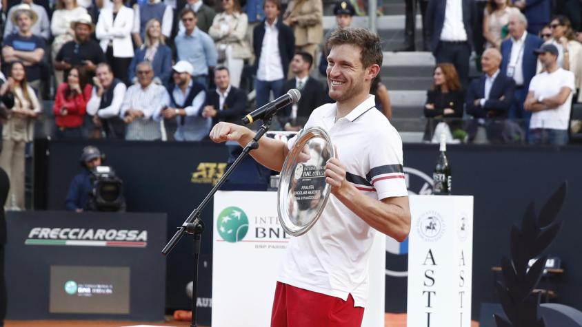 Este fue el millonario premio de Nicolás Jarry tras su gran semana en el Masters 1000 de Roma