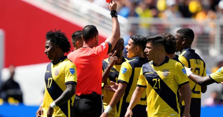 Wilmar Roldán en Ecuador vs Venezuela. Crédito: Olé.