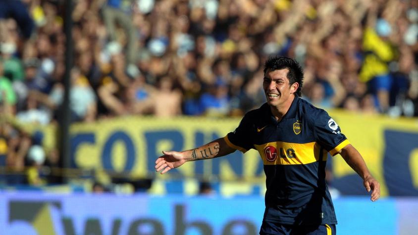 Gary Medel en Boca Juniors - Créditos: AFP