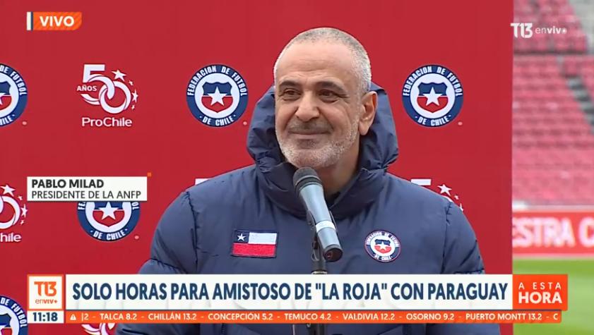 ¡Se robó todas las miradas! La polémica parka que Pablo Milad vistió a horas del partido de Chile 
