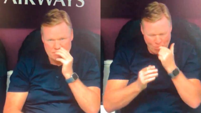 La desagradable imagen de Ronald Koeman que se robó las miradas en la Eurocopa 2024