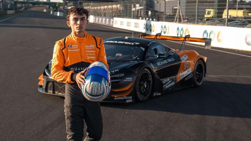 Nicolás Pino correrá las 24 horas de Le Mans. Crédito: Instagram Nico Pino.