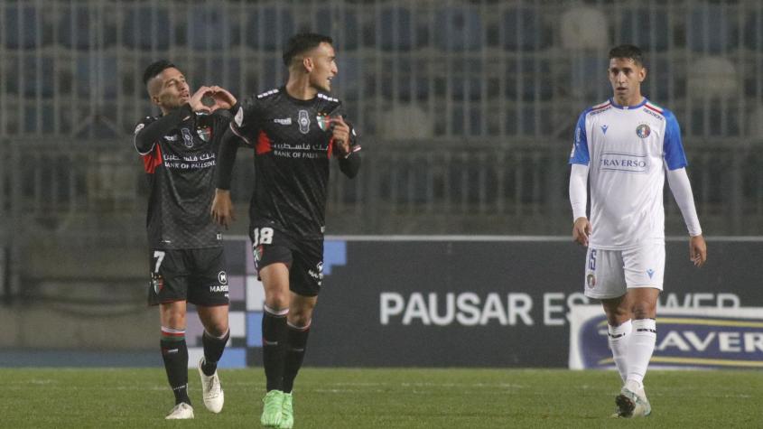 Palestino lo dio vuelta en cuatro minutos y se impuso a Audax Italiano en el Clásico de Colonias