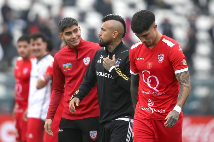 Arturo Vidal en Colo Colo por Copa Chile. Crédito: Photosport.