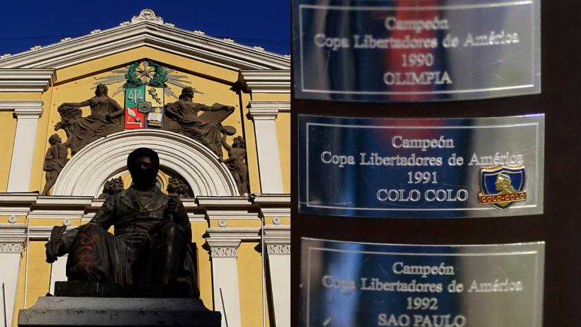 En medio de una toma: estudiantes de la U de Chile organizan actividad por el aniversario de la Libertadores de Colo Colo