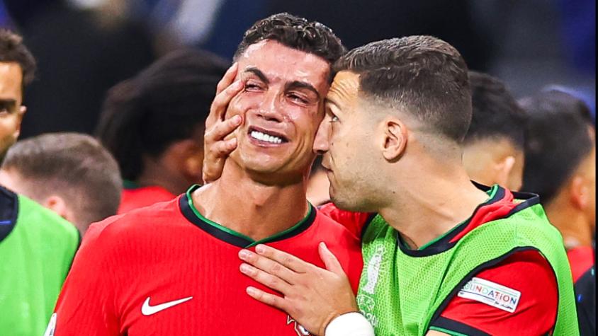 ¡CR7 rompió en llanto! Cristiano Ronaldo no aguanta las lágrimas tras errar penal en la Eurocopa