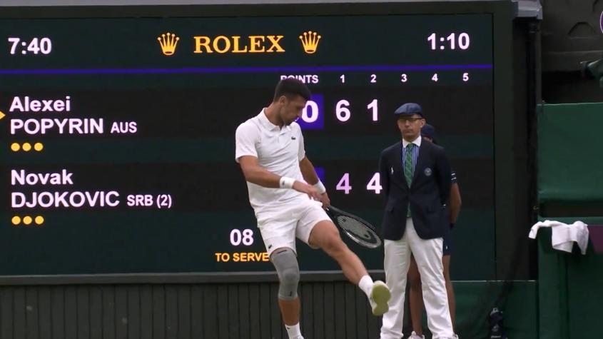 Novak Djokovic - Créditos: Captura Wimbledon