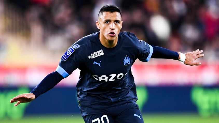 Alexis Sánchez en el Olympique de Marsella. Crédito: OM.