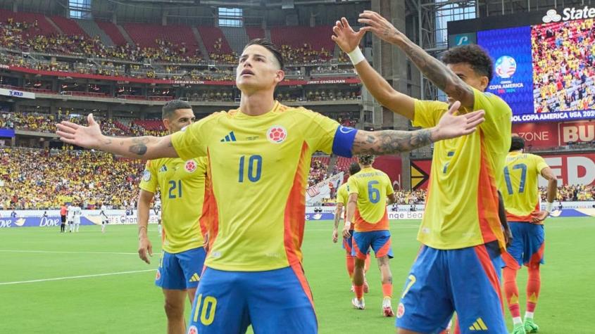 Colombia golea a Panamá y es la tercera selección instalada en semifinales de la Copa América 2024