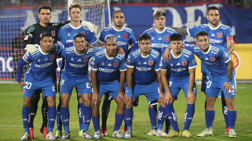 Universidad de Chile prepara su formación para Copa Chile. Crédito: Photosport.