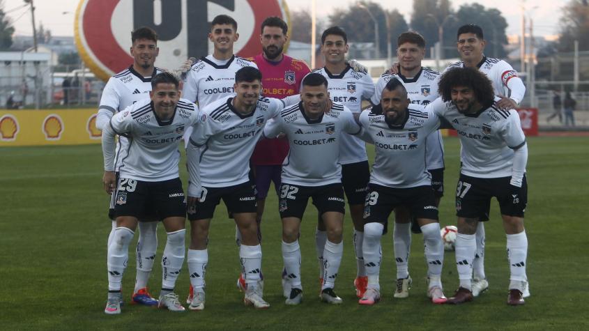 Formación de Colo Colo por Copa Chile. Crédito: Photosport.