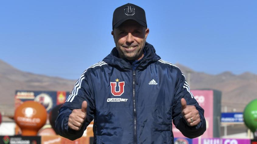 Gustavo Álvarez en Universidad de Chile. Crédito: Photosport.