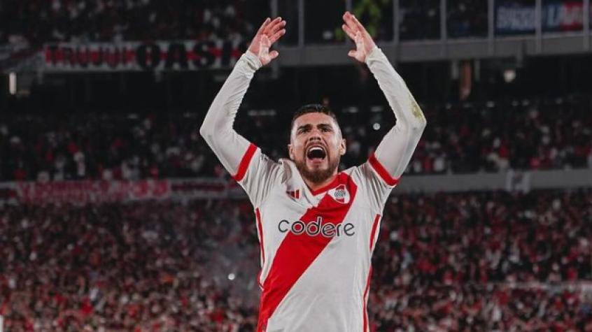 El gesto de Paulo Díaz en River Plate - Créditos: @paulodiaz17